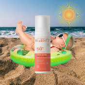 Crème solaire SFP 50 Bébé & enfant certifié Bio Biarritz (100ml)