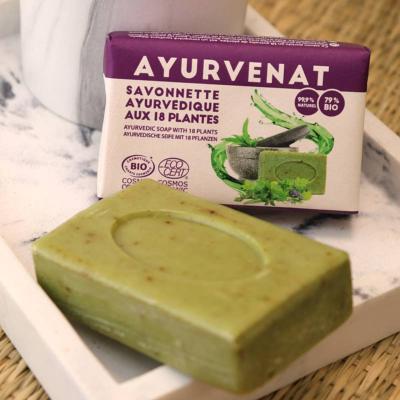 Savon ayurvédique aux 18 plantes  Bio