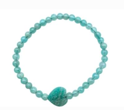 Bracelet Coeur Enfants  Amazonite