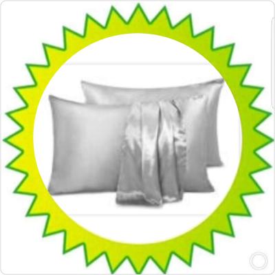 Taie Satin (Gris argent)