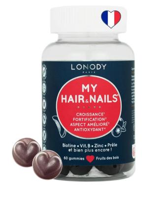 Gummies My Hair & Nails [Mes cheveux et Ongles] 60 gummies 