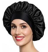 Bonnet Satin Noir 