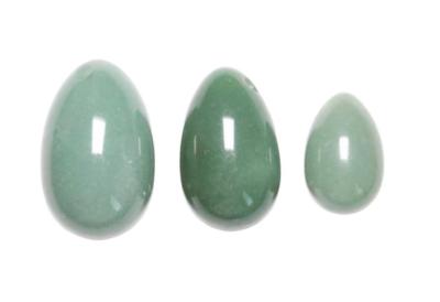 Pack 3 œufs de Yoni Aventurine verte