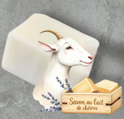 Savon Crémeux Bio au Lait de Chèvre 