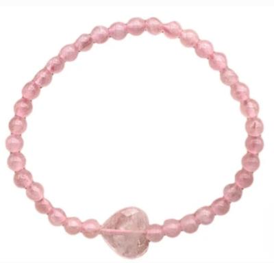 Bracelet  Coeur Enfants Quartz Rose 