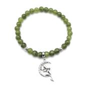 Bracelet  Jade Émeraude Fée 