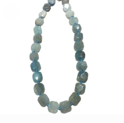 Collier Artisanal en Aigue Marine 