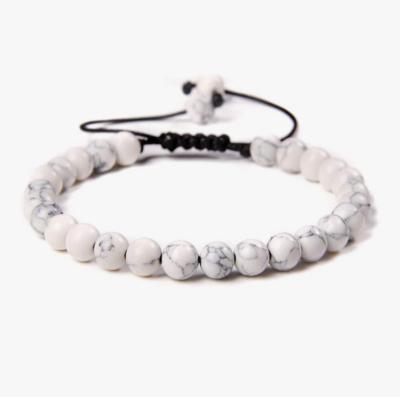 Bracelet  Shamballa  Howlite 