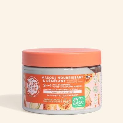 Masque cheveux 3-en-1 Nourrissant Bio Pulpe de vie 