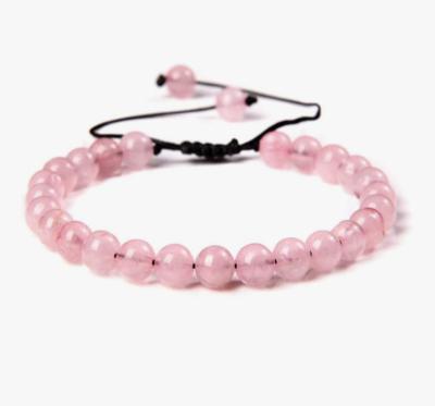 Bracelet  Shamballa Quartz Rose 