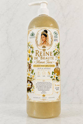 Gel lavant Reine de Beauté Monoï (visage cheveux & corps) 1 litre