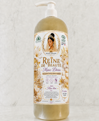 Gel lavant Reine de Beauté Musc Divin (Musc blanc) 1 litre