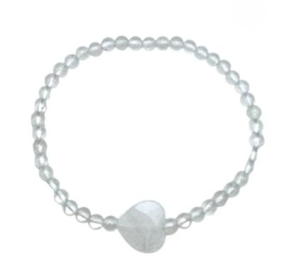 Bracelet Coeur Enfants  Pierre de Lune 