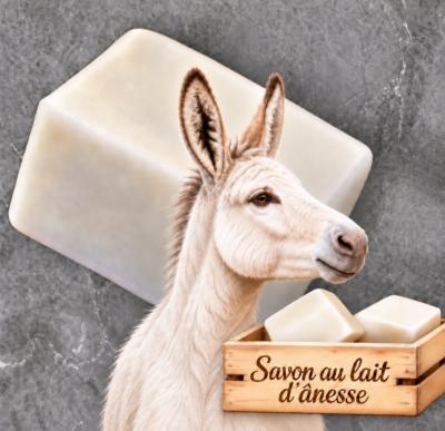Savon Crémeux Bio au Lait d'Ânesse 