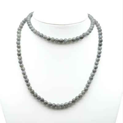 Collier Sautoir Larbradorite (75cm)