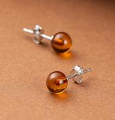 Boucles d'oreilles en Ambre 