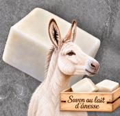 Savon Crémeux Bio au Lait d'Ânesse 
