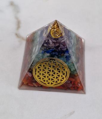 Orgonite Harmonie  Fleur de vie 