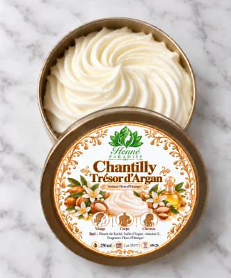 Chantilly Trésor d'Argan Fleur d'Oranger (250ml) 